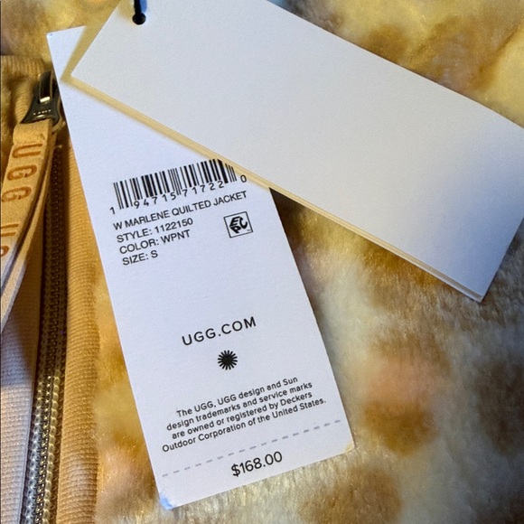 UGG Marlene Quilted Jacket Size S BNWT - Picture 5 of 10